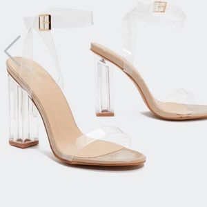 Lucite Heels (New in box!)